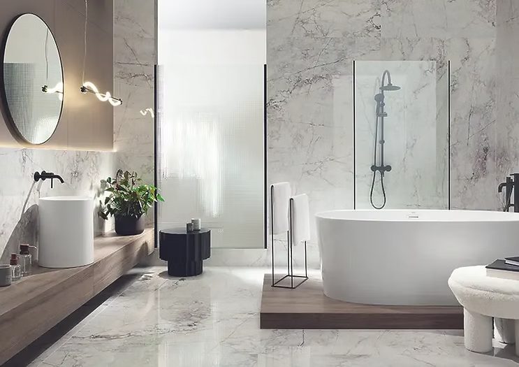 Balance Stone Slab tile collection at Ace Premium Tile & Stone Richmond BC