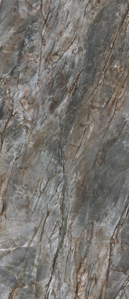 Brazilian Quarzite Brazilian Quarzite Black Glazed Porcelain face variation - Ace Premium Richmond BC