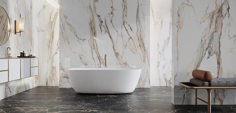 Calacatta Slab at Ace Premium Tile & Stone Richmond BC