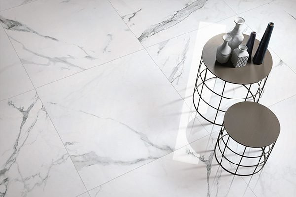 Statuario Imperiale porcelain tile collection at Ace Premium Tile Richmond BC