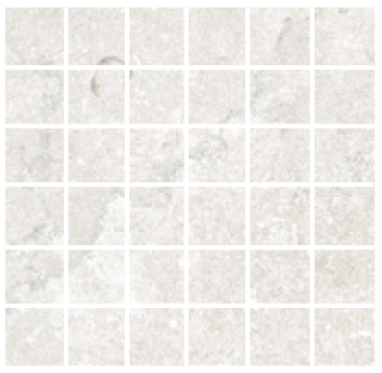 Portland Stone Mosaic White Porcelain face variation - Ace Premium Richmond BC
