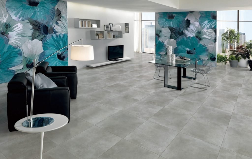 Concrete tile collection at Ace Premium Tile & Stone Richmond BC